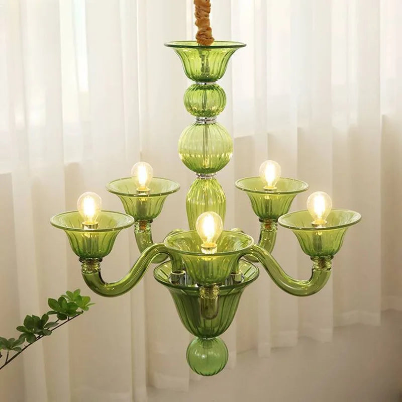 lustre led en cristal pour décoration intérieure élégante - vue 1 sur 15