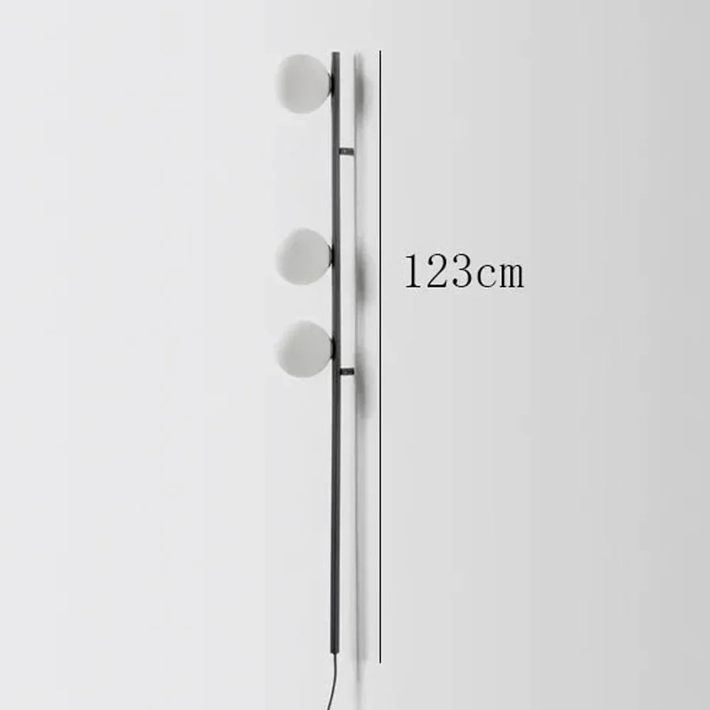 Longue applique murale Led avec prise de câble - vue 3 sur 7