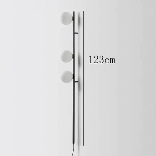 Longue applique murale Led avec prise de câble - vue 4 sur 7