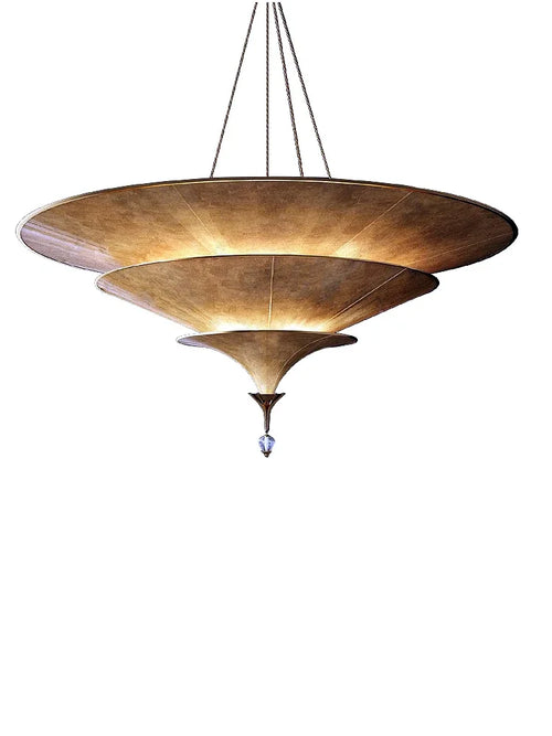 lustre bouddhiste asiatique style wabi sabi pour décoration intérieure - vue 6 sur 7