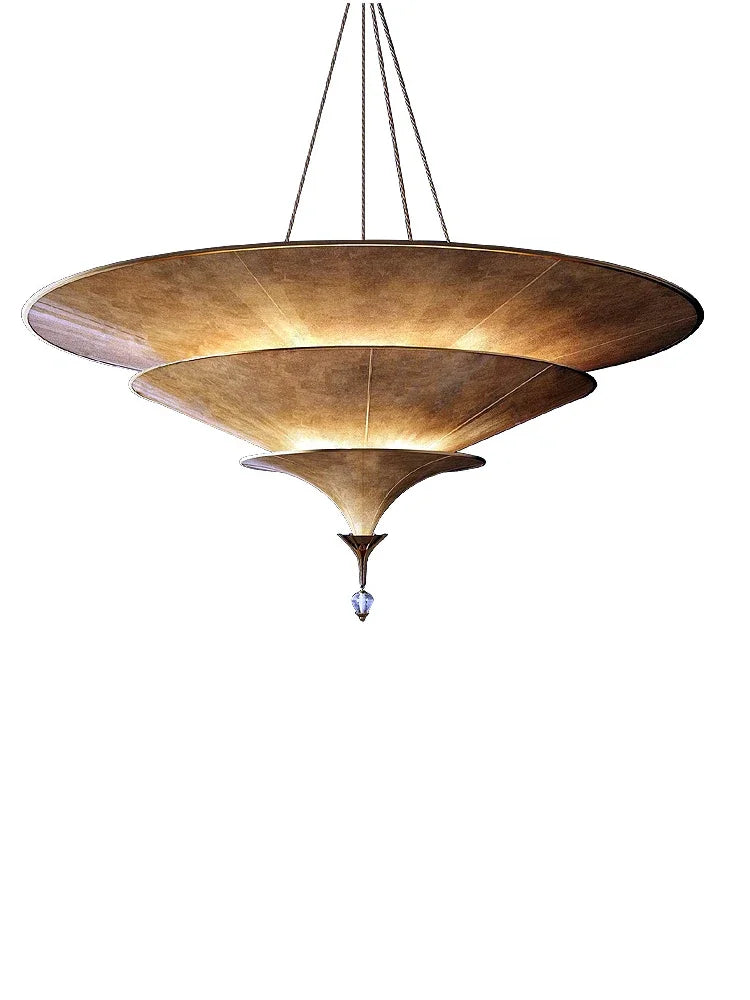 lustre bouddhiste asiatique style wabi sabi pour décoration intérieure - vue 5 sur 7
