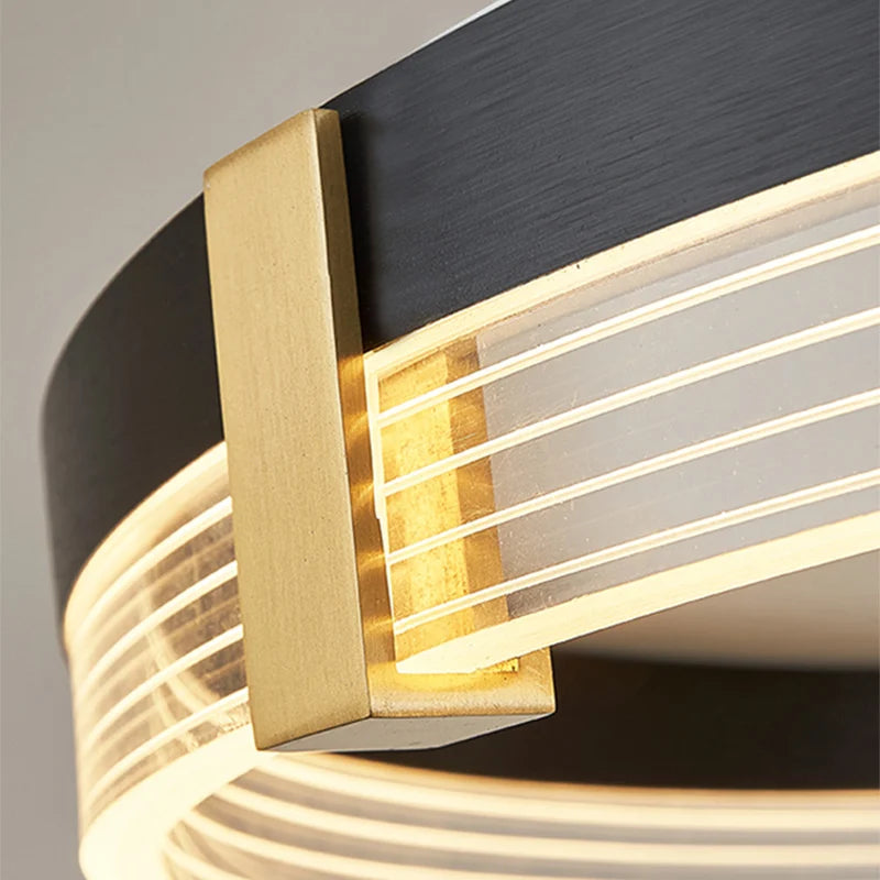 plafonnier led moderne élégant pour décoration intérieure raffinée - vue 4 sur 12