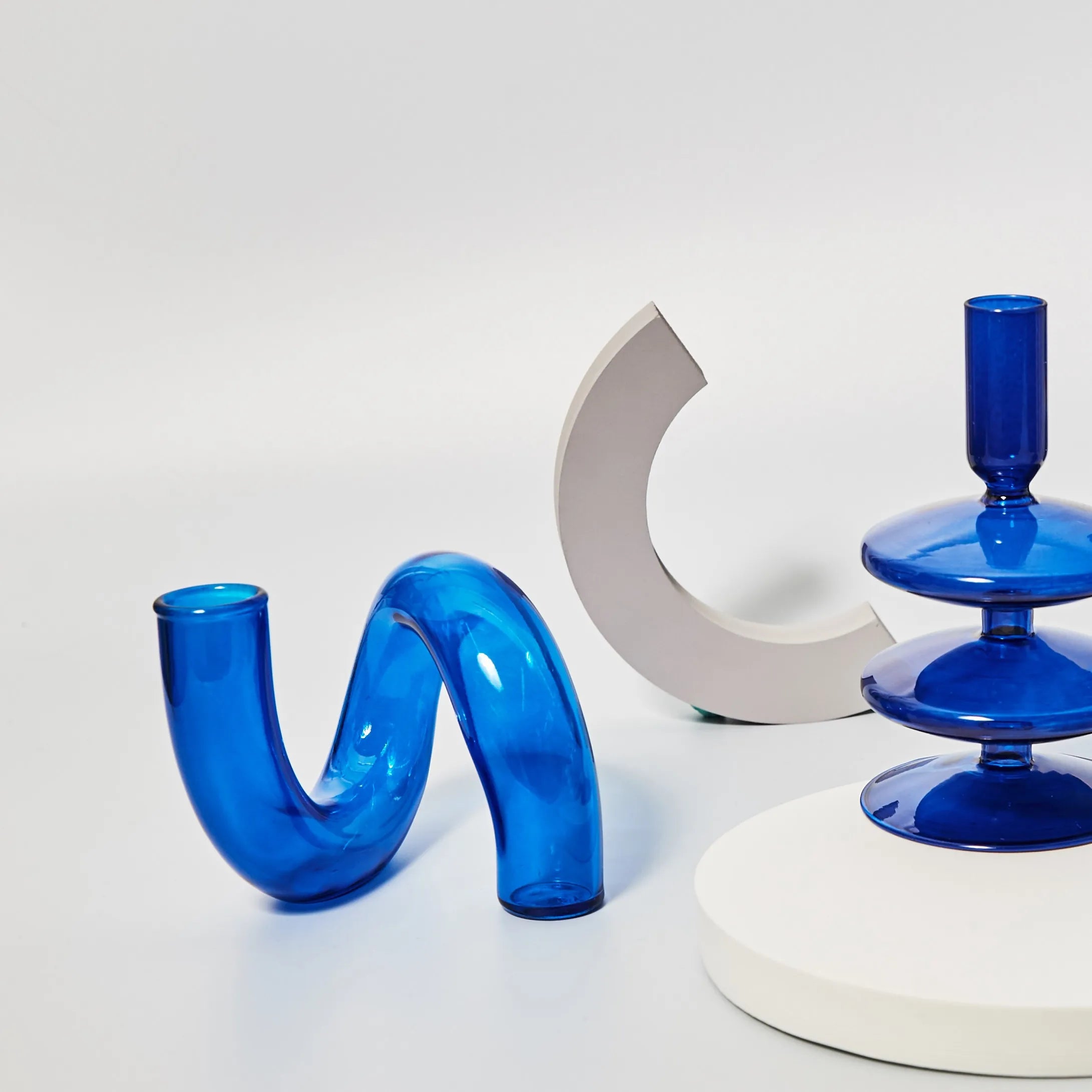 vases en verre bougeoirs décoratifs pour mariage et événements - vue 4 sur 14