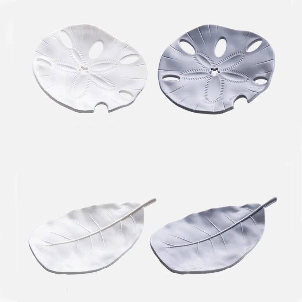 porte-savon créatif en forme de feuille et étoile de mer - vue 10 sur 10