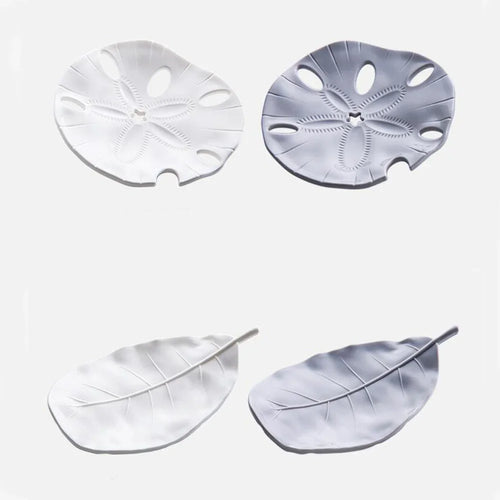 porte-savon créatif en forme de feuille et étoile de mer - vue 10 sur 10