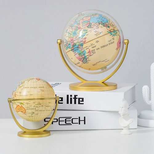 artisanat moderne globe décoratif pour bureau et salon - vue 3 sur 16