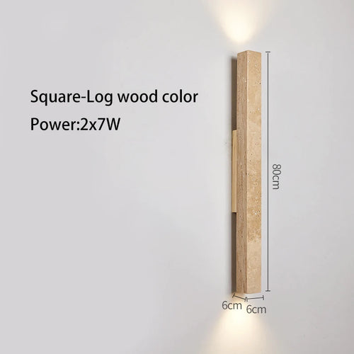 Applique murale longue Led en pierre - vue 19 sur 21
