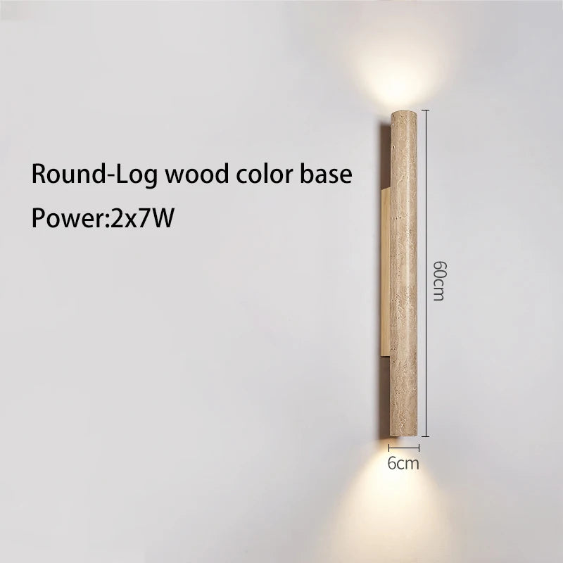 Applique murale longue Led en pierre - vue 12 sur 21