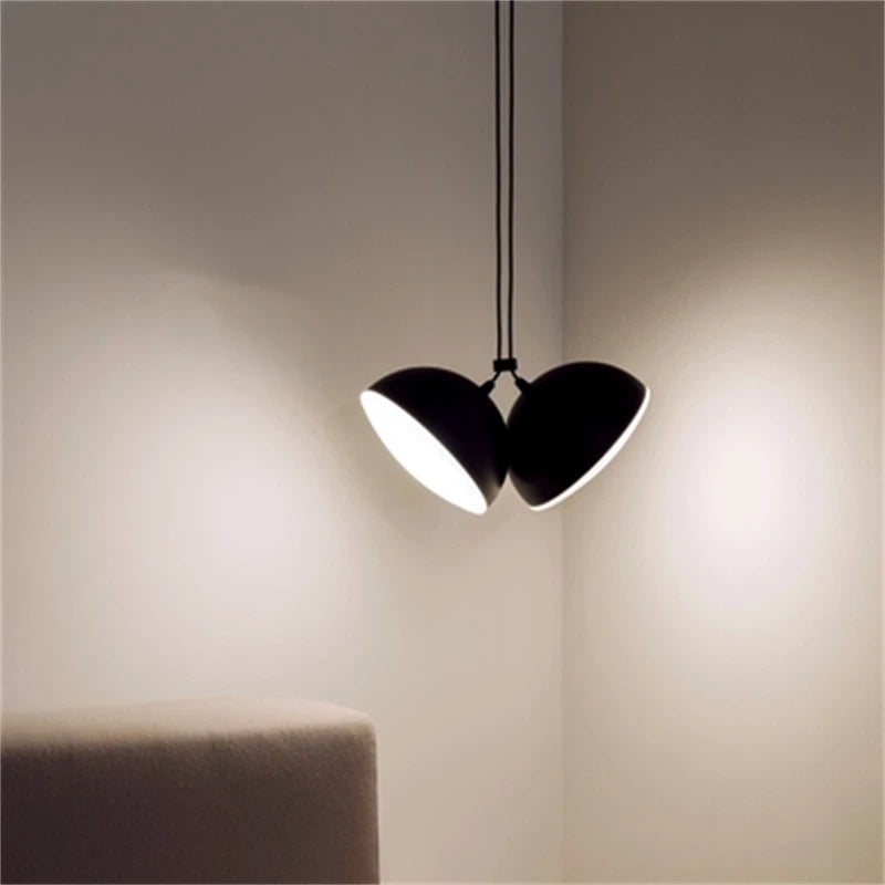 lustre noir design à assembler pour décoration intérieure moderne - vue 5 sur 8