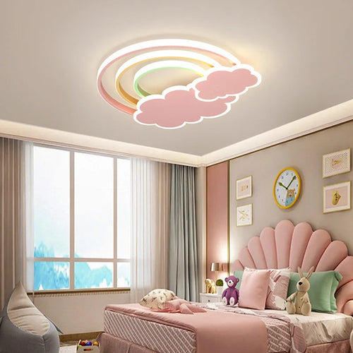 Plafonnier Arc-en-ciel nuage enfants bébé enfant chambre - vue 2 sur 10