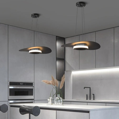 Suspension LED en métal au design nordique variable - vue 2 sur 12