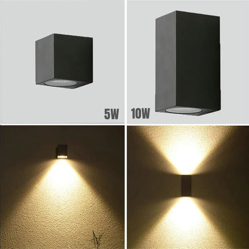 applique murale led extérieure étanche pliante pour cour jardin - vue 10 sur 15