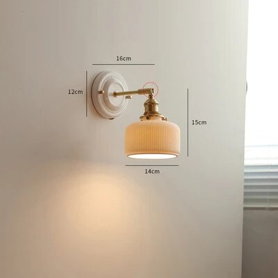 applique murale led iwhd nordique japonaise - vue 17 sur 23