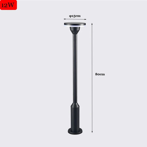 lampe extérieure moderne étanche pour jardin et parc - vue 10 sur 13