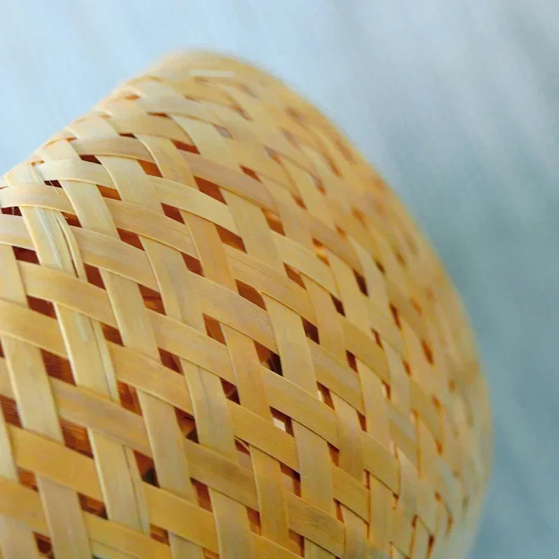 panier en rotin tissé à la main pour rangement et décoration - vue 4 sur 7