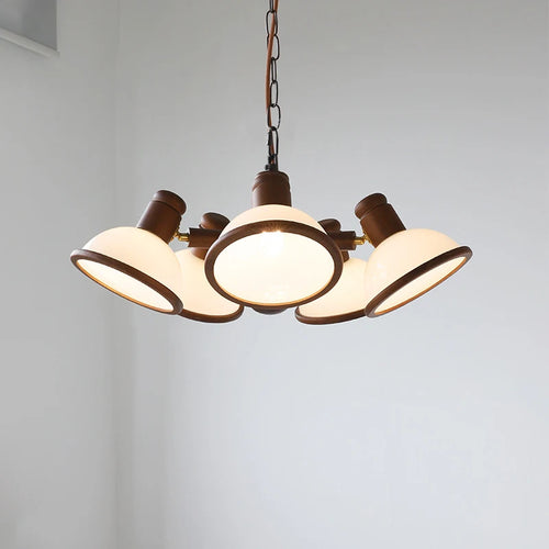 lustre rétro romantique éclairage à LED pour intérieur - vue 5 sur 8