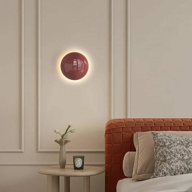 mini lampe led murale en métal pour ambiance hôtelière - vue 1 sur 8