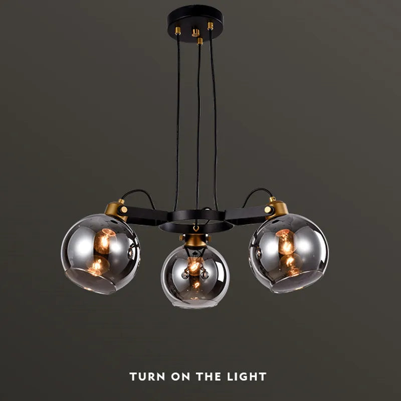 lustre nordique simple et luxueux pour éclairage intérieur - vue 1 sur 8