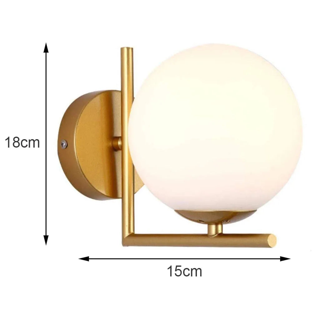 E27 applique murale LED lampes de luxe minimalistes modernes pour salon chambre lampe de chevet applique luminaire intérieur wandlamp - vue 11 sur 12