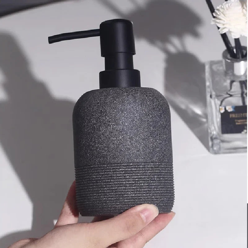 bouteille d'émulsion en grès pour salle de bain luxe - vue 6 sur 11