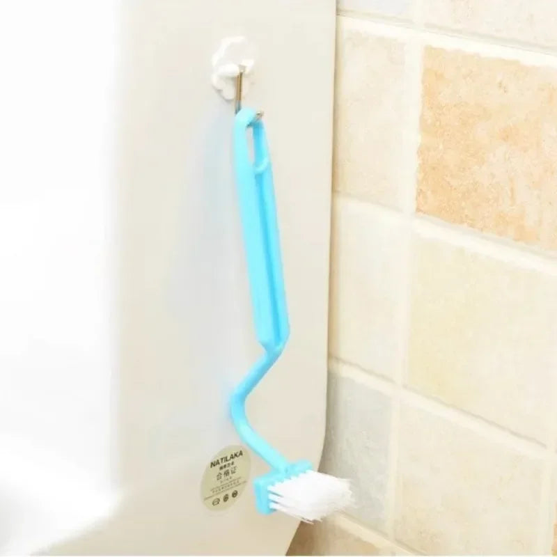 brosse de toilette incurvée à fixation murale avec poils souples - vue 4 sur 7