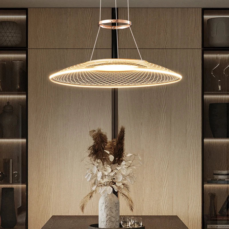 suspension double lampes led pour hôtel restaurant - vue 5 sur 11