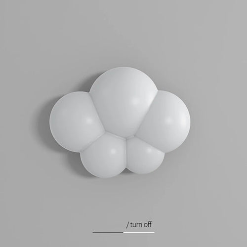 applique murale moderne en forme de nuage blanc pour intérieur - vue 7 sur 12