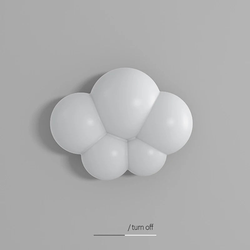 applique murale moderne en forme de nuage blanc pour intérieur - vue 6 sur 12