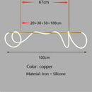 lustre design nordique à led intensité variable pour intérieur