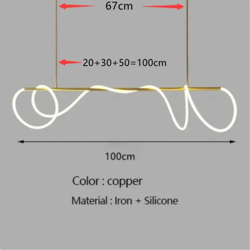 lustre design nordique à led intensité variable pour intérieur - vue 24 sur 25