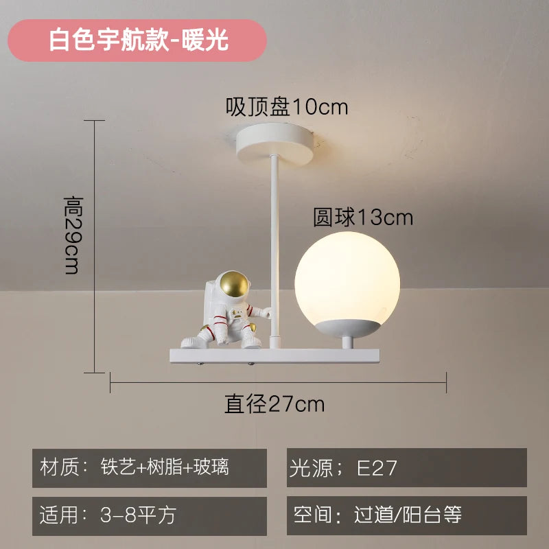Plafonnier Led de chevet pour chambre d'enfant - vue 8 sur 9