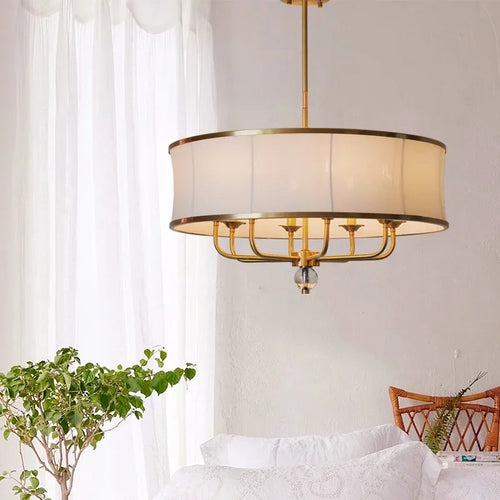 lustre led nordique tige suspension lampe foyer décoration maison - vue 3 sur 4