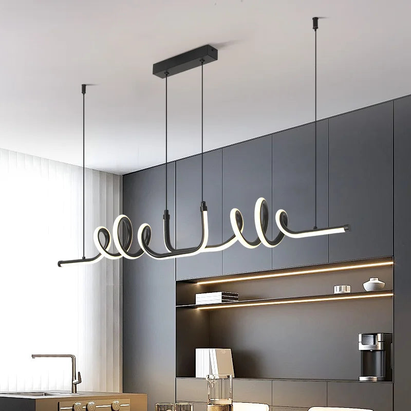 suspension moderne et minimaliste pour un éclairage décoratif intérieur