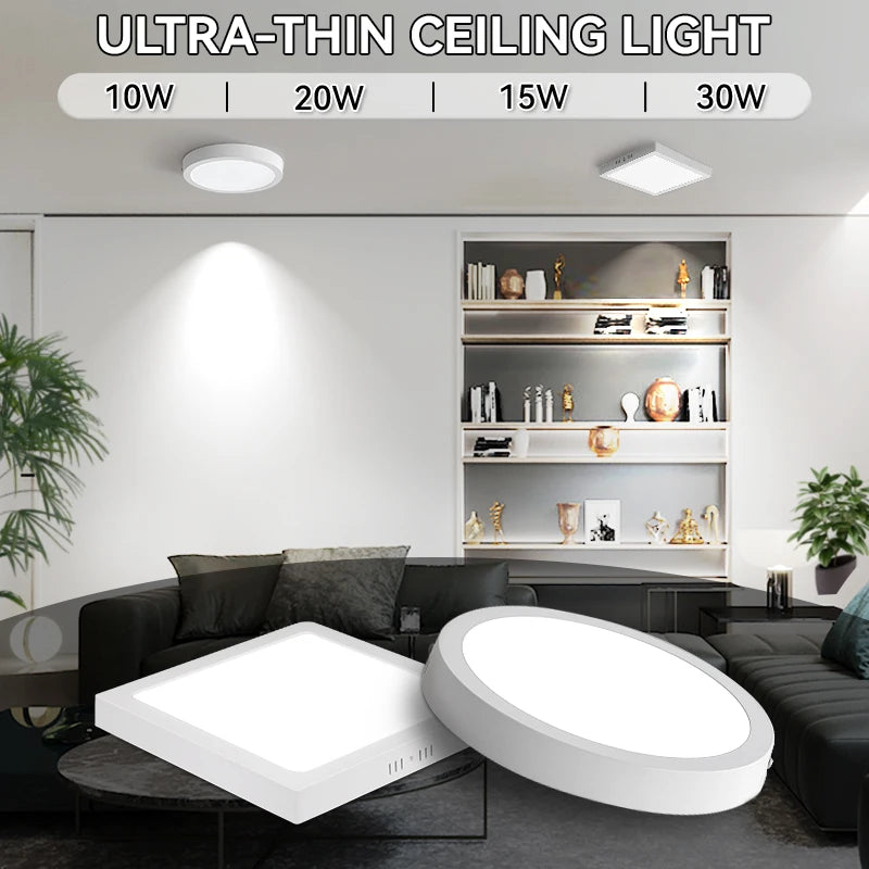 plafonnier led moderne décoratif avec éclairage rgb - vue 5 sur 17