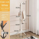 porte-vêtements et chapeaux support vertical en forme de branche d'arbre