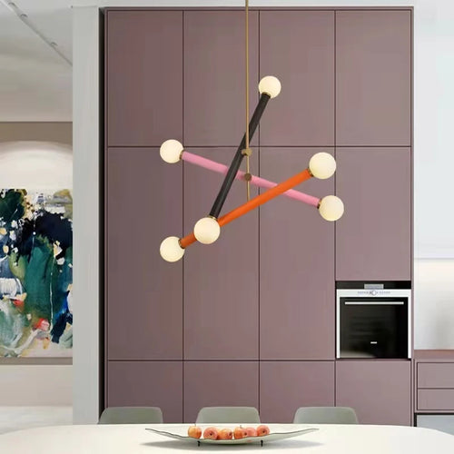 lustre design minimaliste art déco éclairage suspendu - vue 2 sur 10