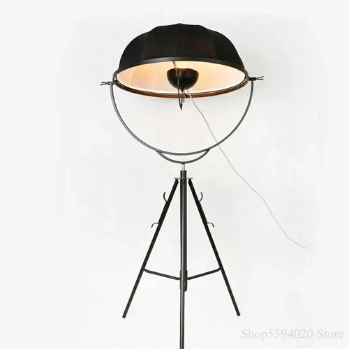 lampadaire loft trépied led réglable forme satellite - vue 2 sur 7
