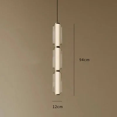 suspension rétro minimaliste en verre pour restaurant et exposition - vue 9 sur 9