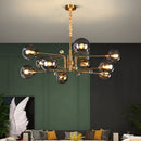 lustre led moderne 10 globes
