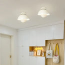 plafonnier led semi-circulaire moderne pour allée balcon escalier