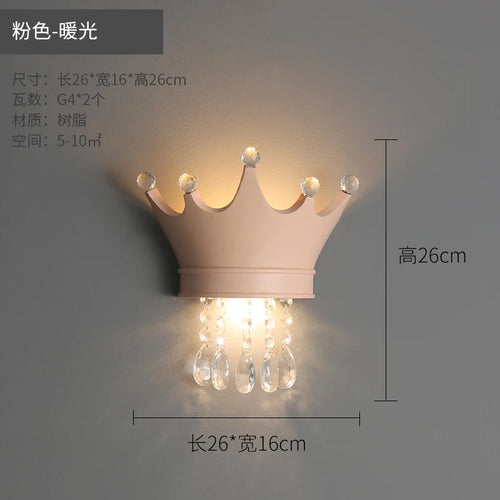 applique murale couronne nordique en résine pour chambre enfant mignonne - vue 13 sur 12