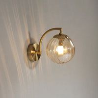 Applique murale led verre nordique