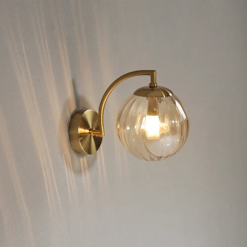 Applique murale led verre nordique