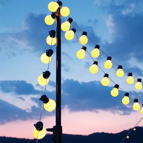 guirlande lumineuse à led pour décoration extérieure festive - vue 4 sur 7