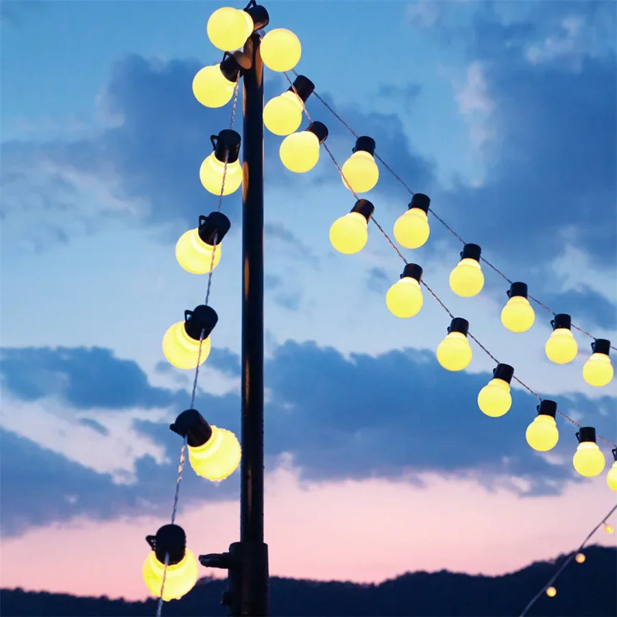 guirlande lumineuse à led pour décoration extérieure festive - vue 3 sur 7