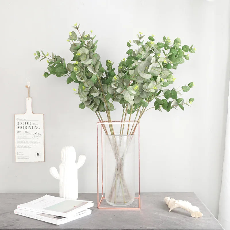feuilles d'eucalyptus artificielles pour décoration intérieure et extérieure - vue 1 sur 8