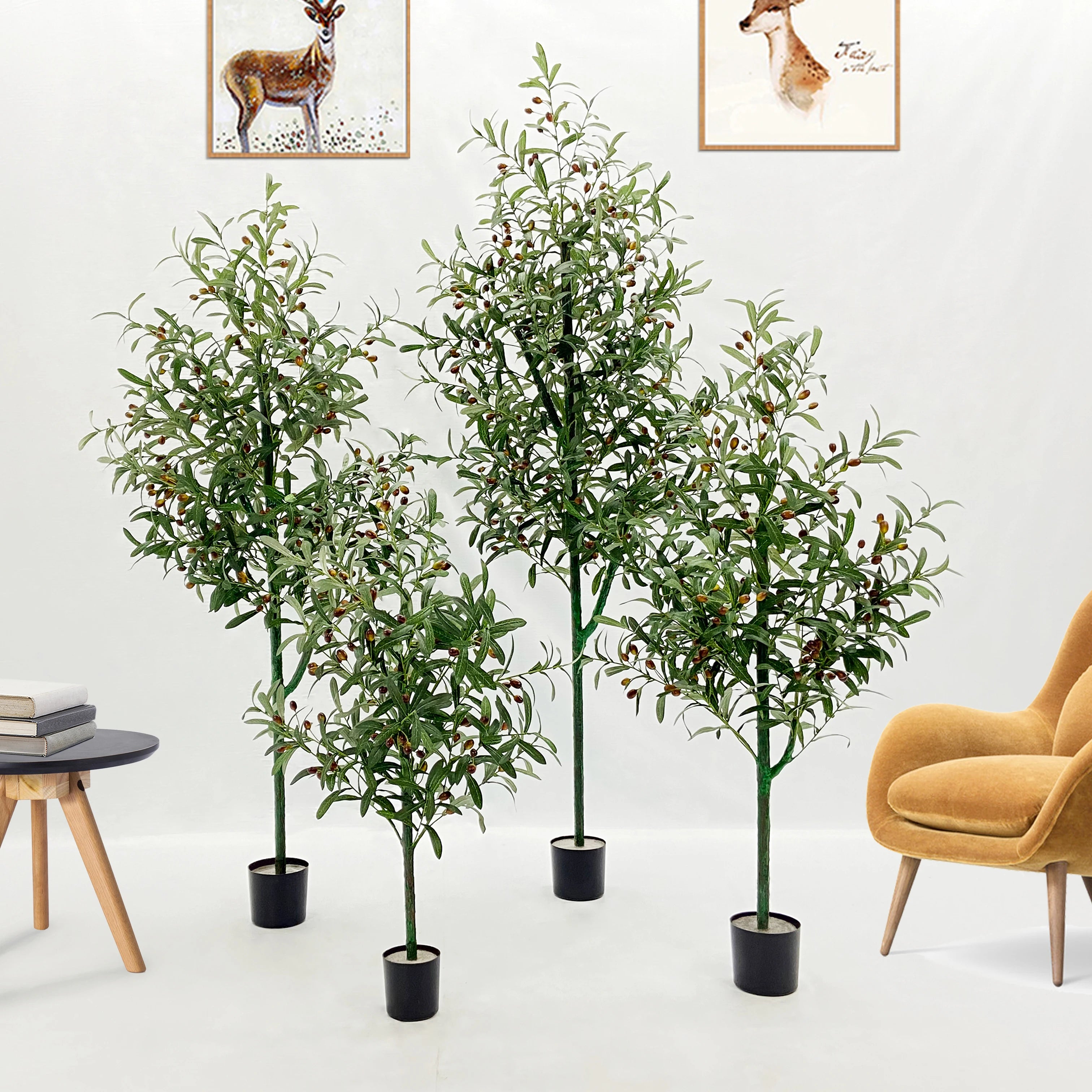 plante artificielle en pot pour décoration intérieure moderne - vue 1 sur 12