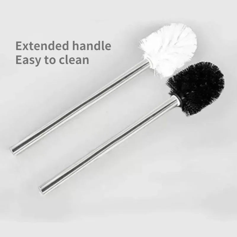 brosse de toilette en acier inoxydable pour nettoyage sanitaire - vue 1 sur 8