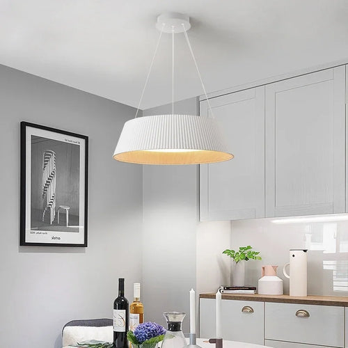 Suspension LED au plafond en Grain de bois - vue 3 sur 10