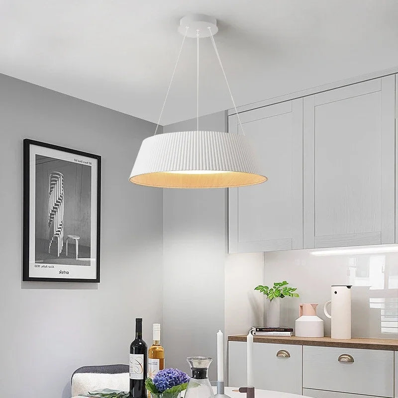 Suspension LED au plafond en Grain de bois - vue 3 sur 10
